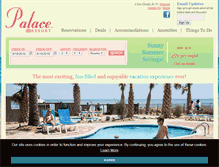 Tablet Screenshot of palaceresort.com